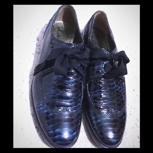 Men’s black & blue Lanvin dress shoes size 41